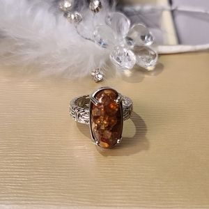 NWT Matrix Jalisco Fire Opal Band Ring 7